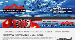 Desktop Screenshot of aaapowerwash.com